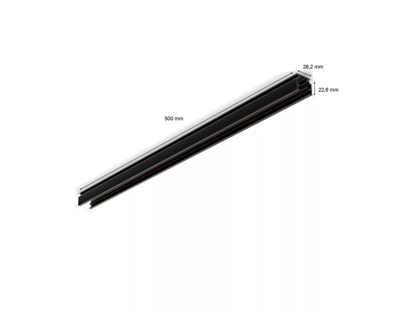 Hue Perifo rail 0.5 m - Black