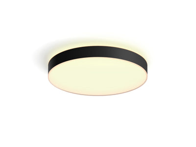 Enrave XL Ceiling Lamp White Ambiance-Black