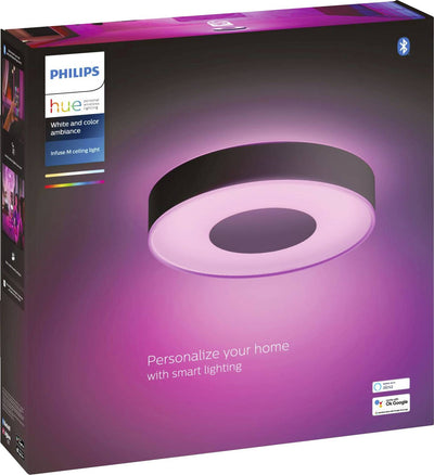 Infuse M Ceiling Lamp W&Color Ambiance-Black