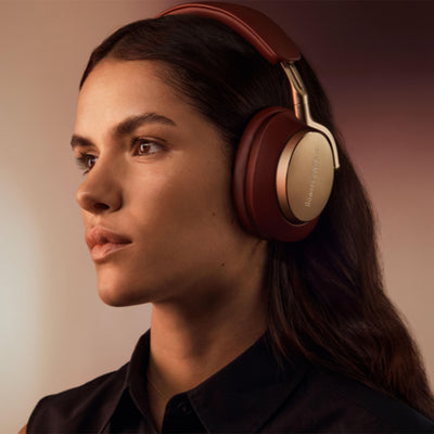 אוזניות Bluetooth אלחוטיות דגם Px8 Special Edition - צבע בורדו ״בורגונדי״