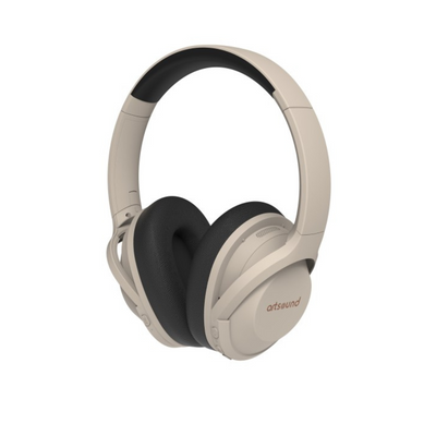 BRAINWAVE07, ANC Wireless Over-Ear Headphones, Sand