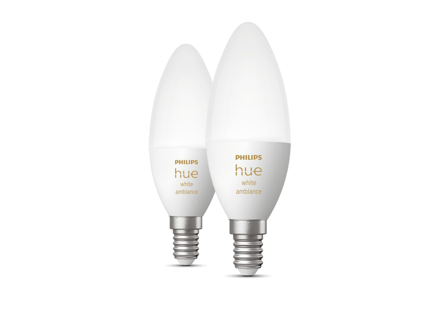 Hue Candle E14 6W White Ambiance x2 pack