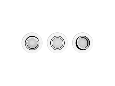 3-pack Centura recessed spotlight W&Color Ambiance-White