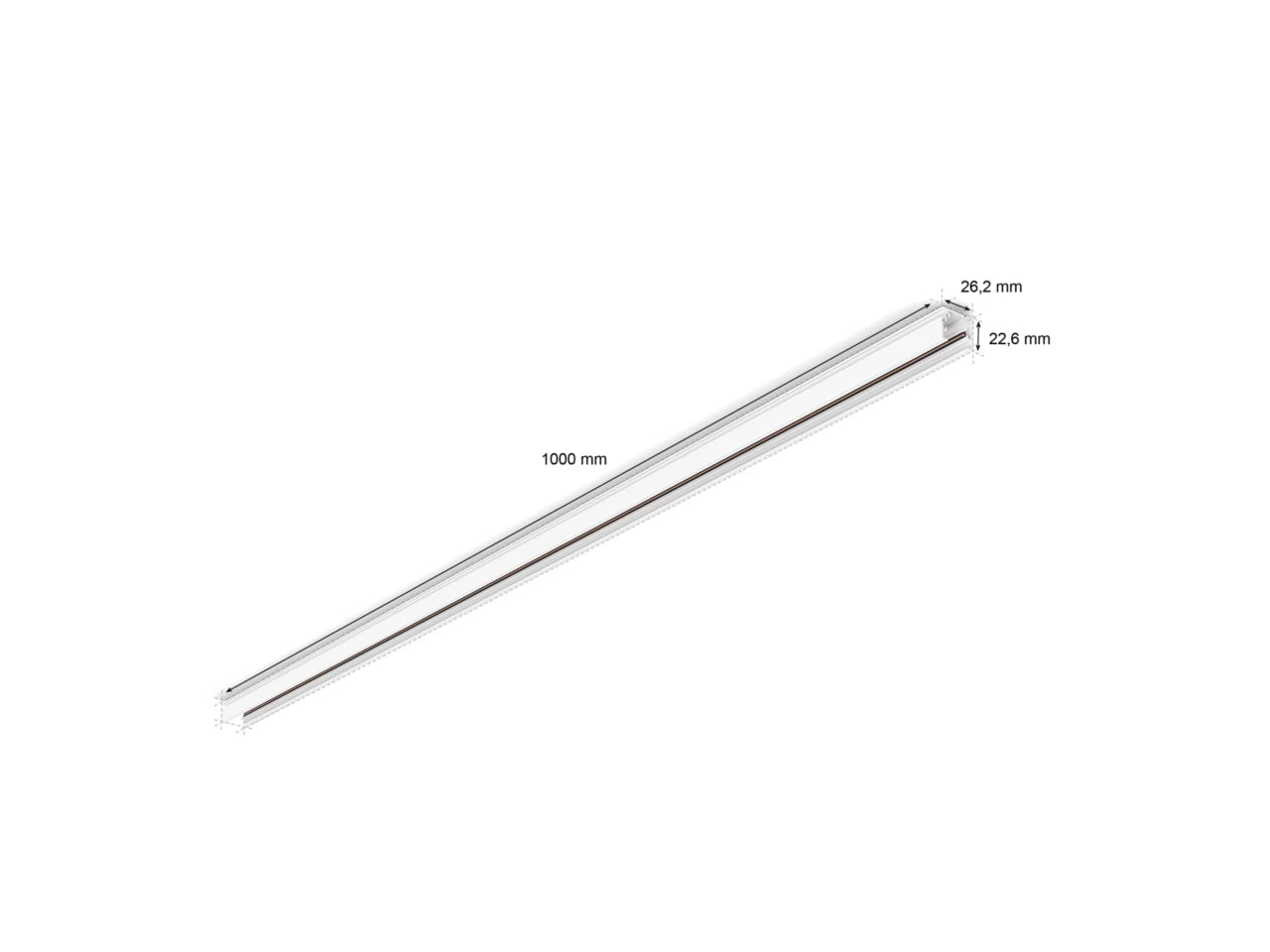 Hue Perifo rail 1 m - White