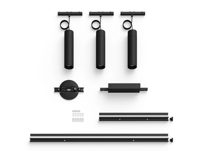 Hue Perifo Ceiling set 3 Cyl Pen Black