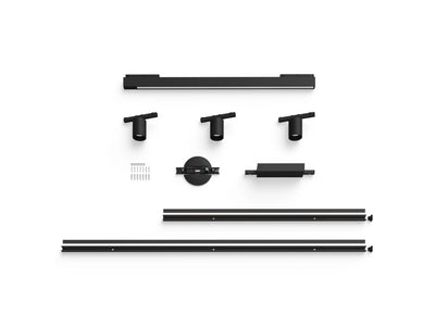 Hue Perifo straight ceiling base kit (3 spots, 1 light bar) Black