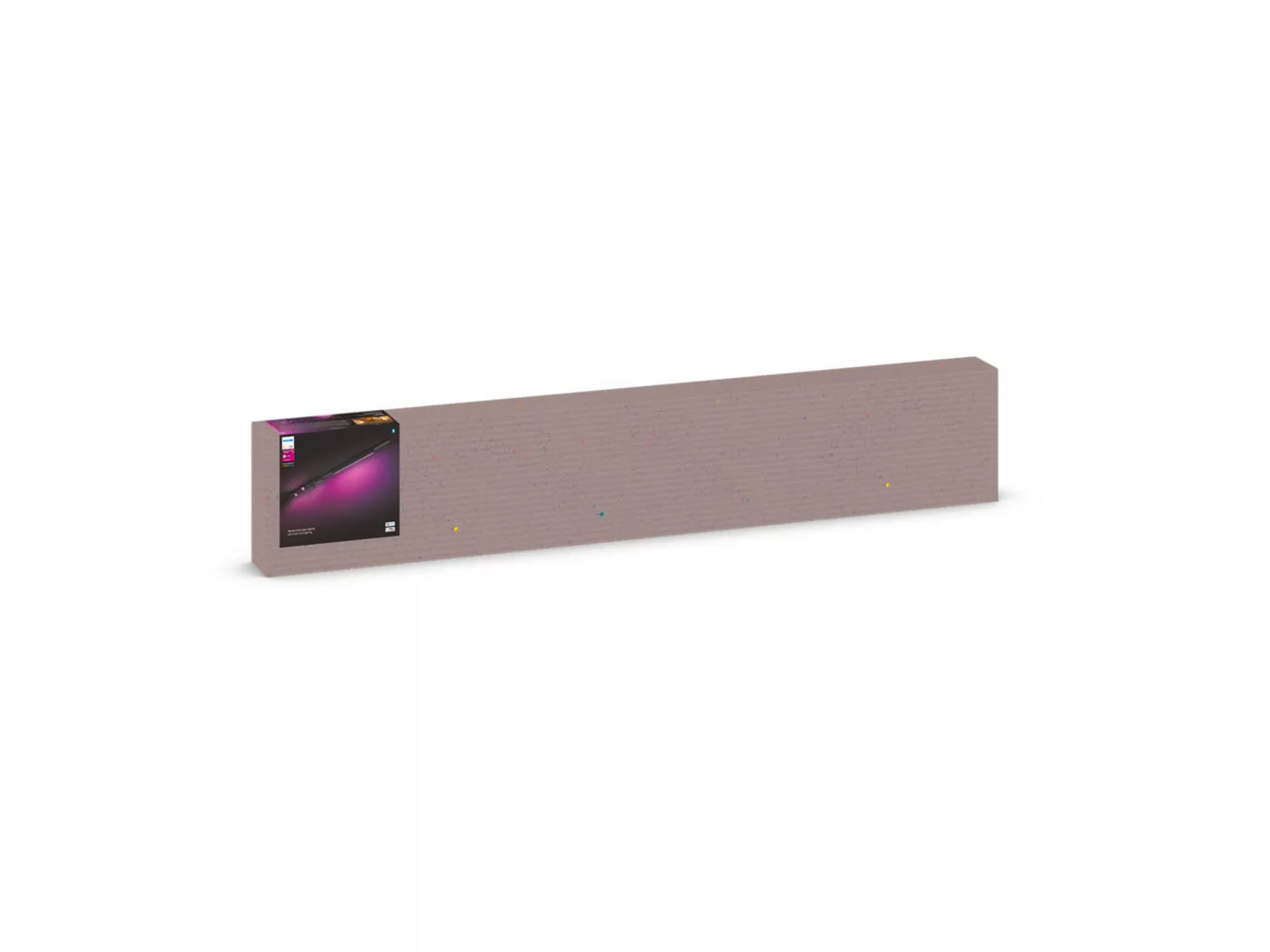Hue Perifo straight ceiling base kit (3 spots, 1 light bar) Black