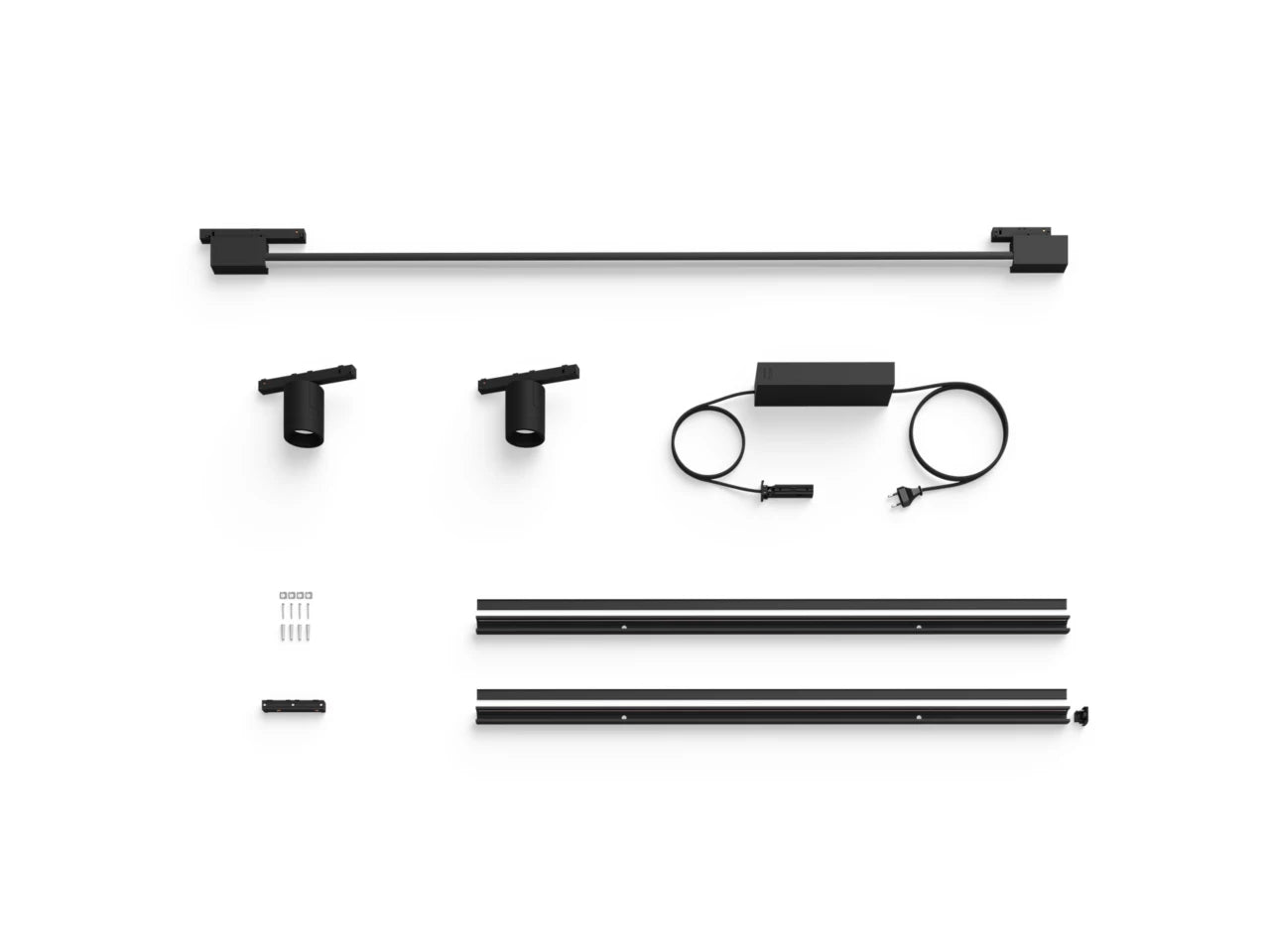 Hue Perifo wall 2 cyl spot 1 GT W base kit (2 spots, 1 light bar) Black