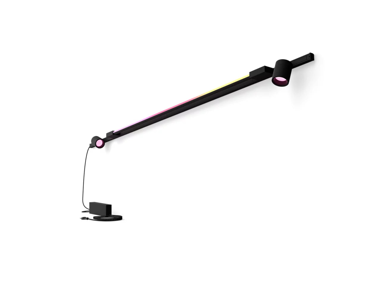 Hue Perifo wall 2 cyl spot 1 GT W base kit (2 spots, 1 light bar) Black