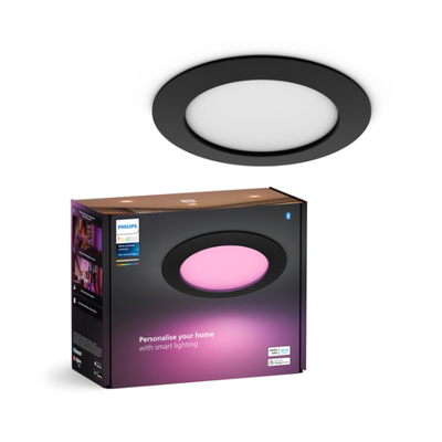 Hue Slim recessed light 170 mm - Black