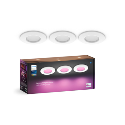 Hue Slim recessed light 90 mm - White Multipack