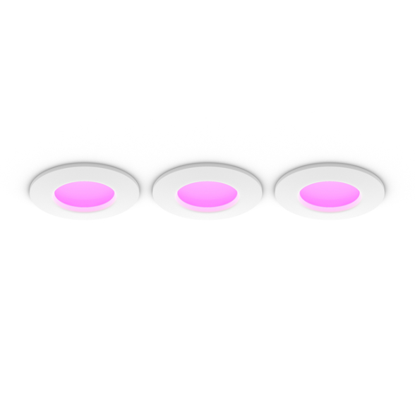 Hue Slim recessed light 90 mm - White Multipack