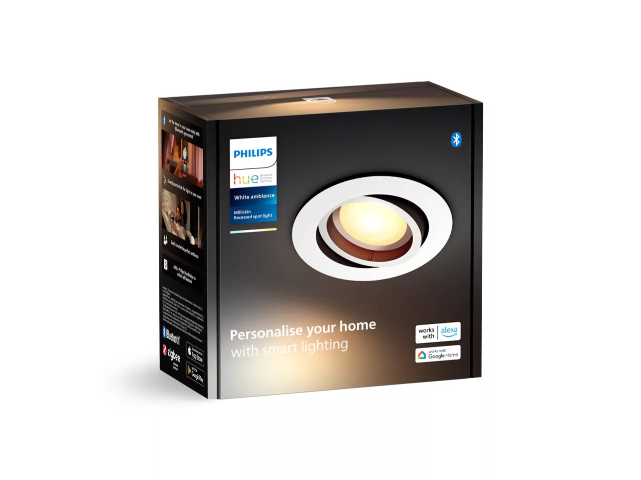 Hue Milliskin recessed spotlight - White