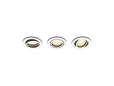Hue Milliskin recessed spotlight (3-pack) - White