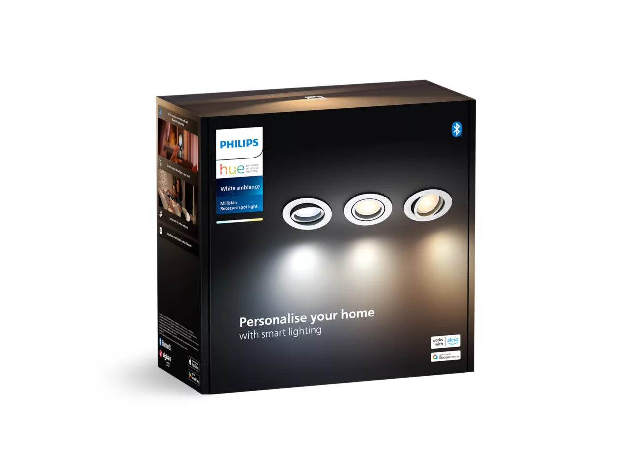 Hue Milliskin recessed spotlight (3-pack) - White