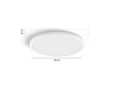 Hue Tento W Slim ceiling RD S White