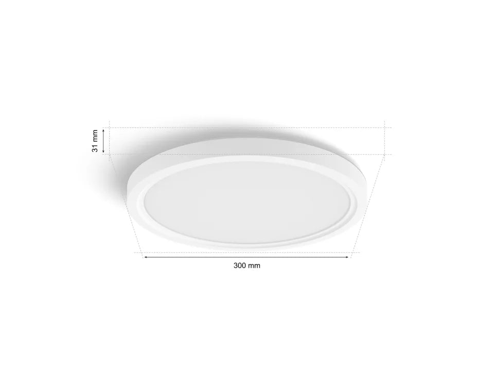 Hue Tento WA Slim ceiling RD S White