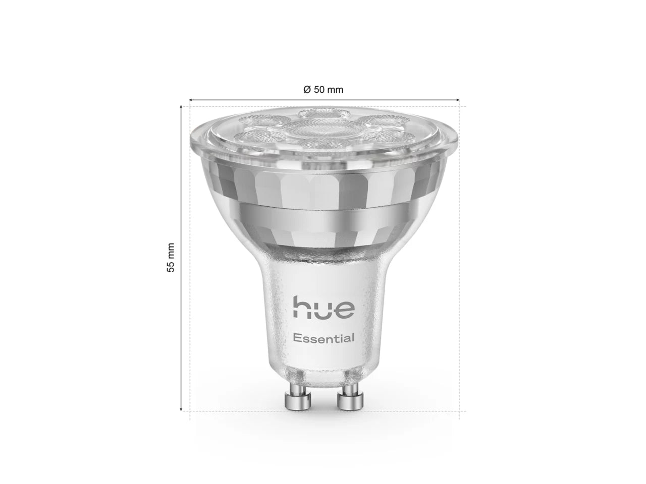 Essential GU10 – Smart Spot Light – 345 lm – 4.7 W – Pack of 2