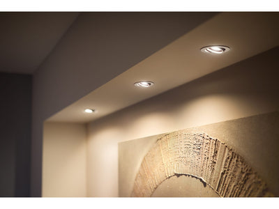 Hue 3-pack Milliskin recessed spotlight - White