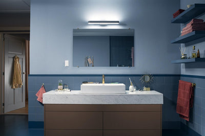 Adore Bathroom Wall Lamp Chrome White Ambiance