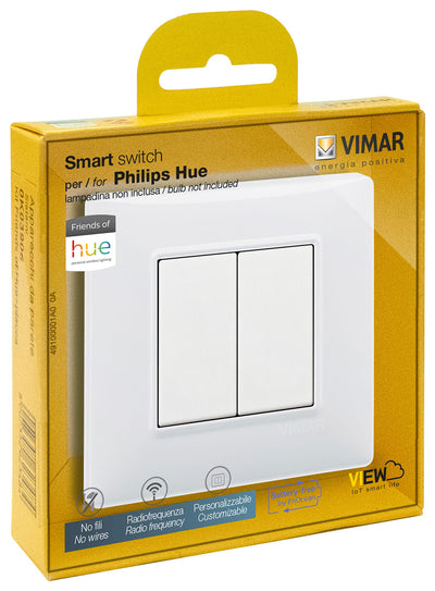 Vimar Hue Wireless Kinetic Switch - White