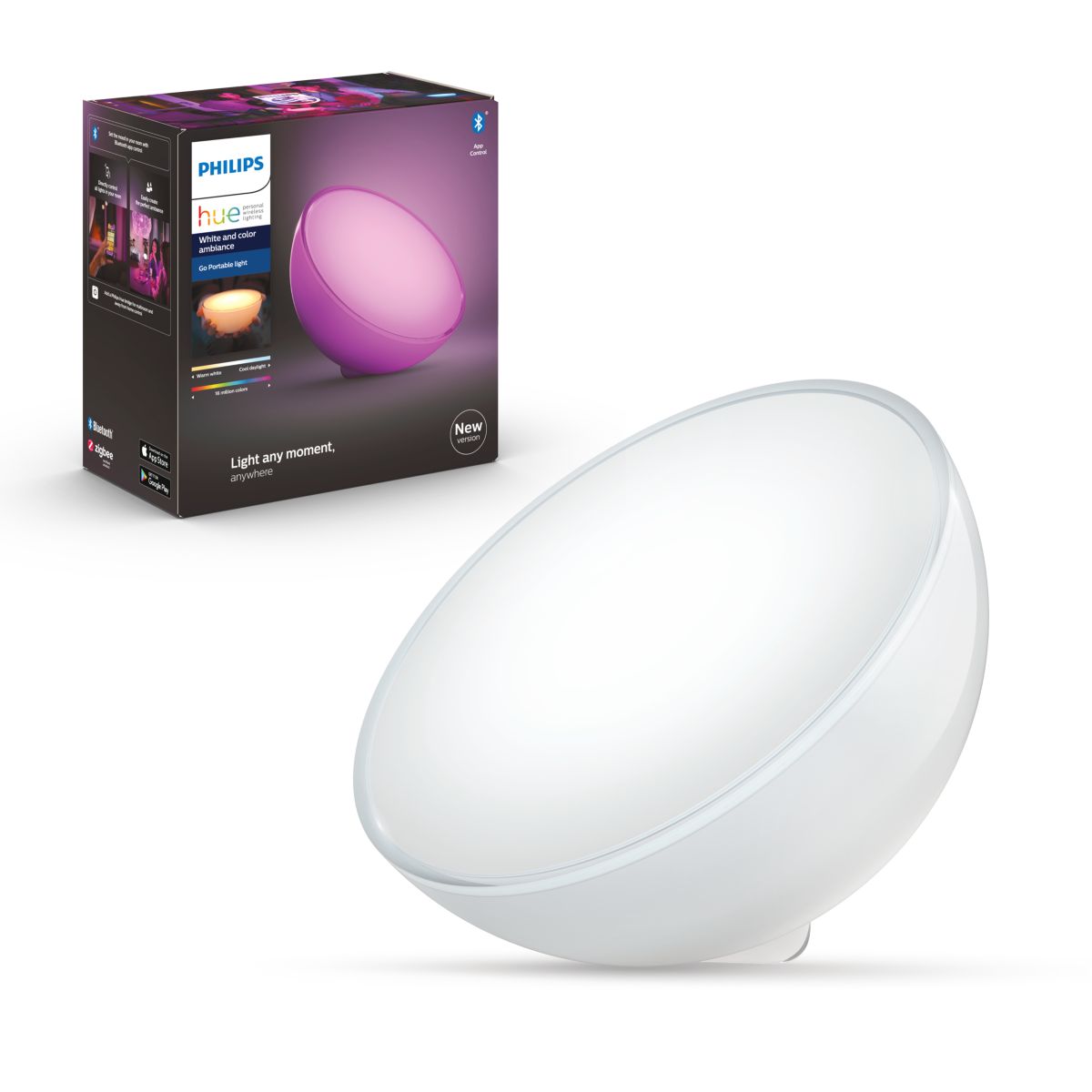 Hue Chargable Go W&Color Ambiance- White
