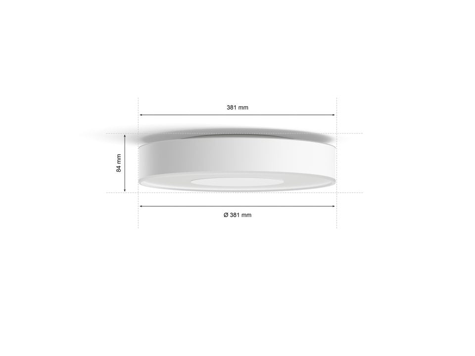 Xamento M Ceiling Lamp W&Color Ambiance-White