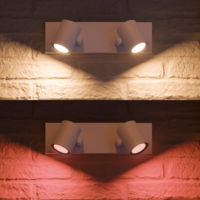 Hue Argenta 2 Lamp W&Color Ambiance-White