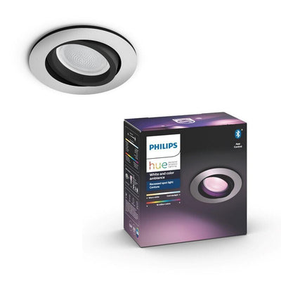 Hue Centura Ceiling Spotlight W&Color Ambiance-Silver