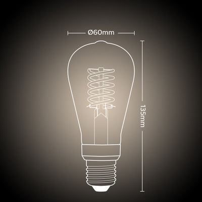 Philips Hue 7W ST64 E27 White Filament