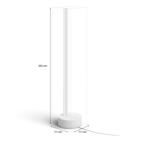 Signe Table Gradient W&Color Ambiance- White