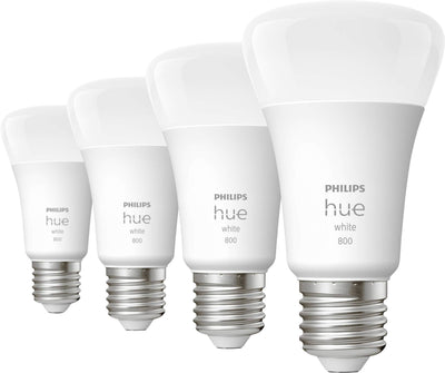 E27 A60 9W Dimable White x4 pack