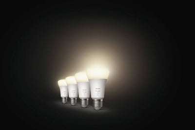 E27 A60 9W Dimable White x4 pack