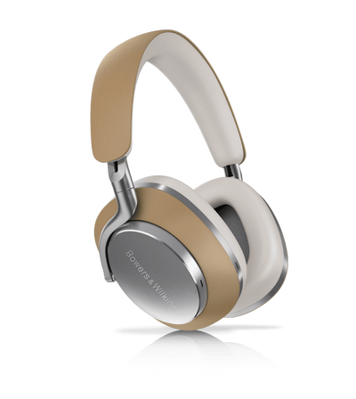 אוזניות Bluetooth אלחוטיות דגם Px8  מבית Bowers & Wilkins צבע חום זהוב